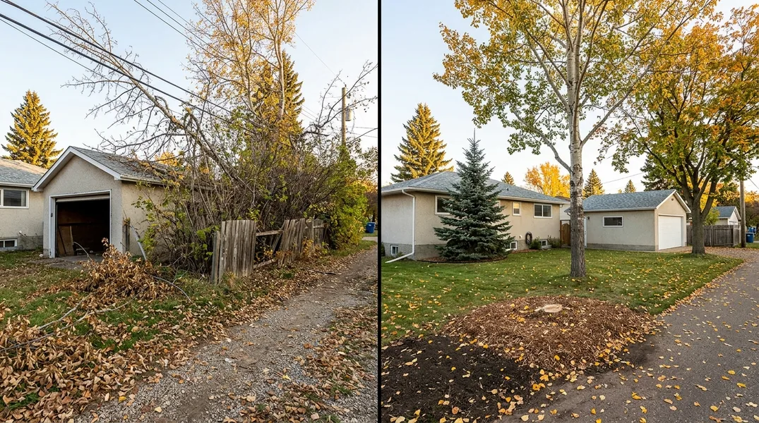 Trim or Remove? Deciding on a Spruce Planted Too Close to the House