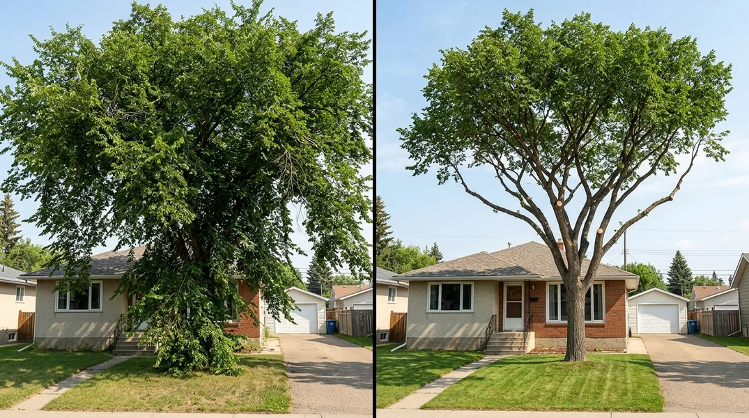 Tree Trimming result in Edmonton — River Valley Tree Trimming