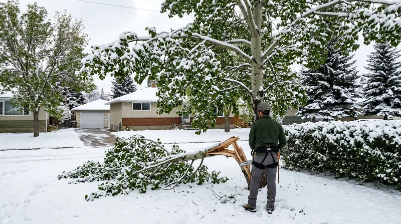 Heavy Snow & Cold Damage Cleanup Edmonton