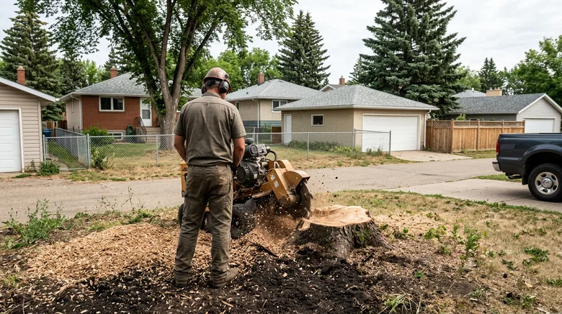 Stump Grinding Edmonton